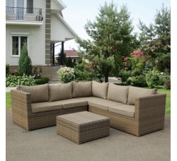 Комплект плетеной мебели YR825B Beige Grey Комплект плетеной мебели YR825B Beige Grey